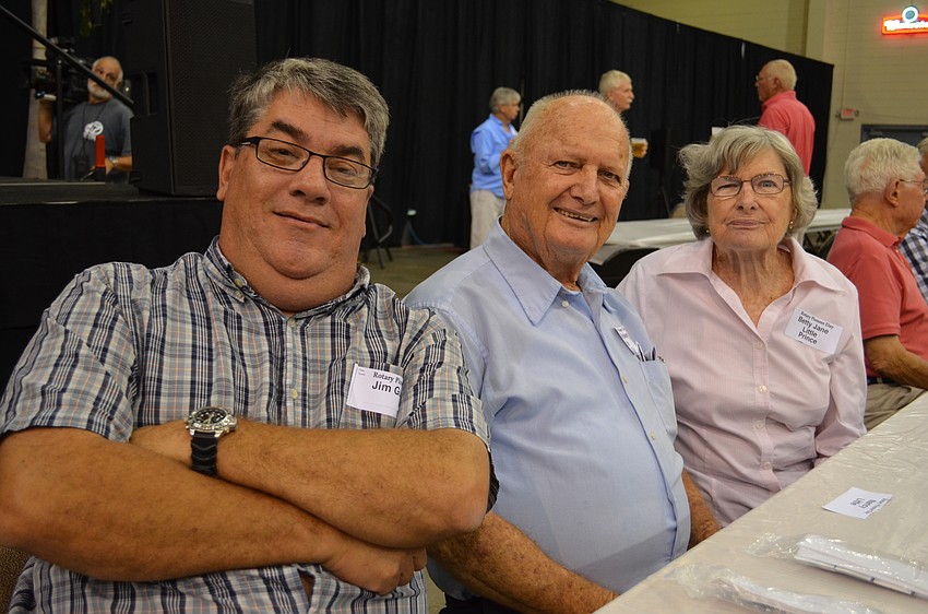 Jim Guess with Mickey Little and his sister Betty Jane Little Prince.