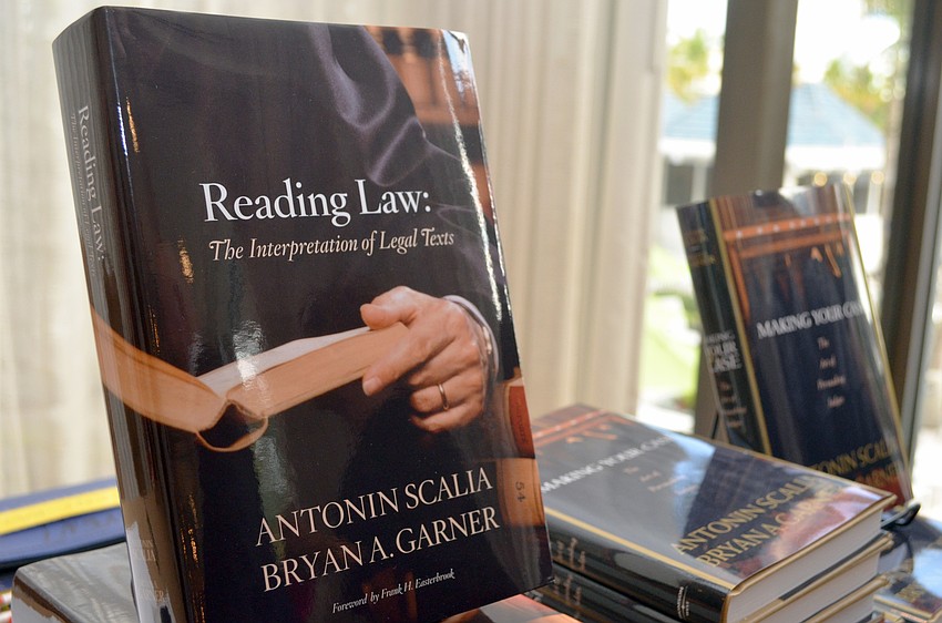 Bookstore1 brought Supreme Court of the United States Associate Justice Antonin Scalia’s books to Ringling College Library Association’s Town Hall 2015 Platinum Appreciation Dinner for guests to purchase.