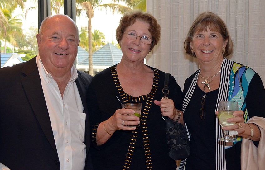 Corky and Ann Cavanaugh with Donna Blanck