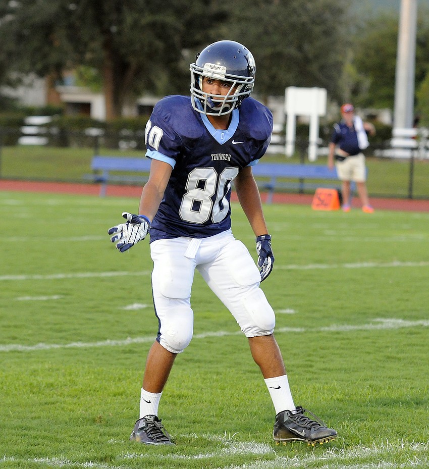 ODA freshman wide receiver Austin Brinling caught seven passes for 92 yards and two touchdowns.