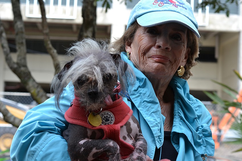 Donna Greve and her pooch Gizmo.