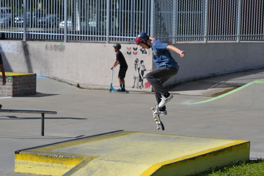 Jake Ilardi placed first in the16 and Older divisions for the  Bowl Jam the Compound Boardshop Street Jam.