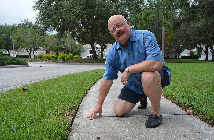 CDD 2 Supervisor Mike Finney believes a parking ordinance could help solve an enforcement issue on district sidewalks.