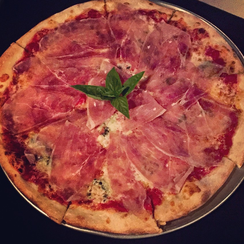 Bayou Tavern’s Gorgo & Parma Ham pizza