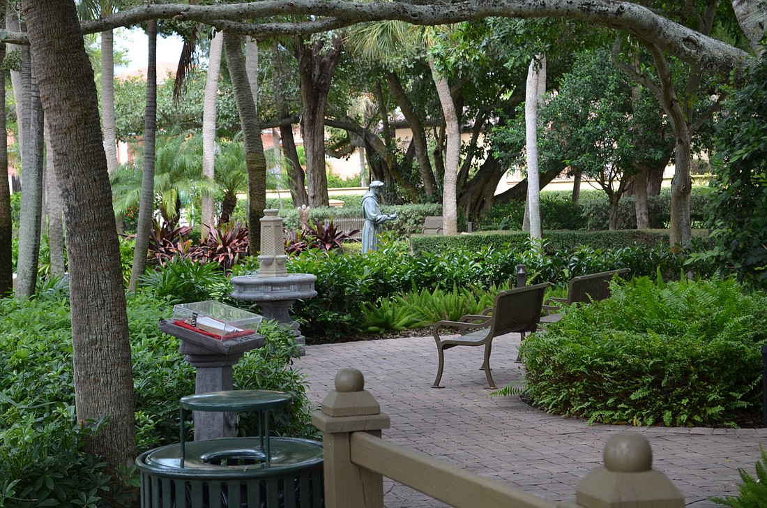The Sarasota Garden Club selected the St. Armands Lutheran Church for their incorporation of green space into the campus.