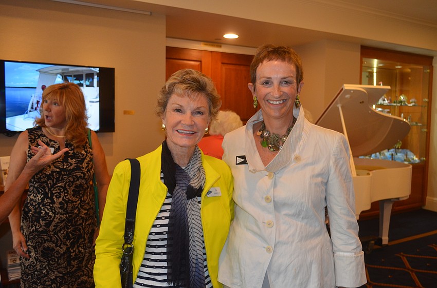 Pat Anderson and Commodore Martha Schantz