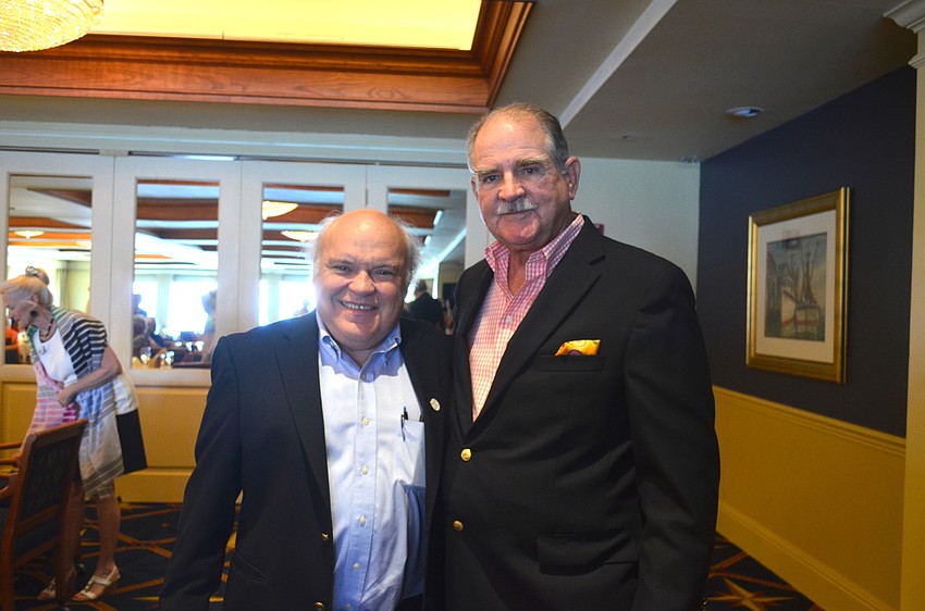 New College President Donal O’Shea and Curt Schantz