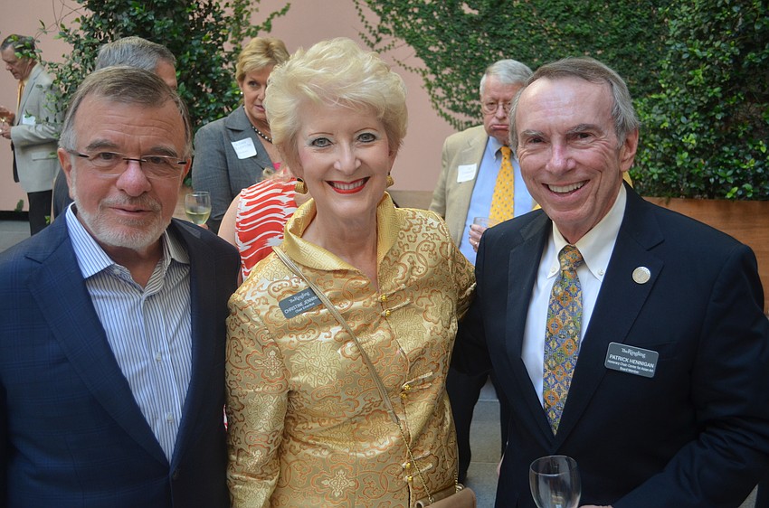 Chuck Parrish, Christine Jennings and Patrick Hennigan
