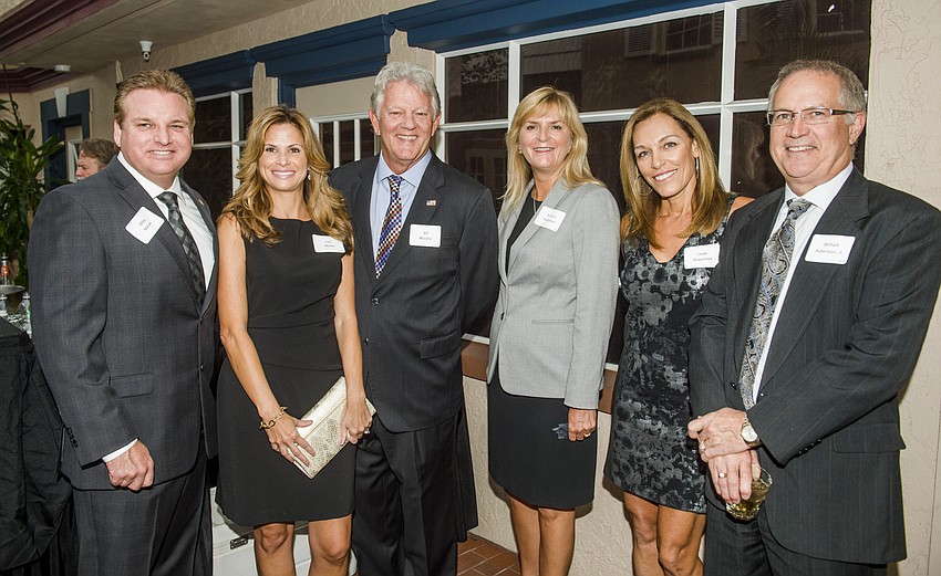 Mike and Lori Moran, Bill Murphy, Carol Probstfeld and Linda and William Robertson