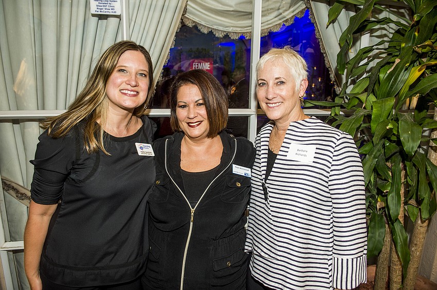 Marg Dawson, Trish McConnell and Barbara Richards