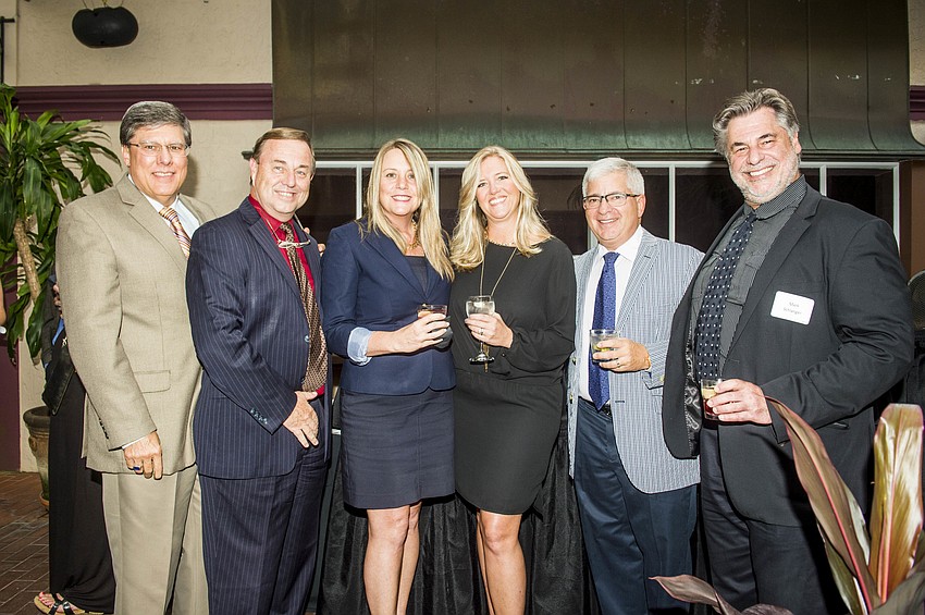 John Shea, Tom Waters, Mary-Ellen Mancini, Melissa and Brad Lerner and Mark Schlanger
