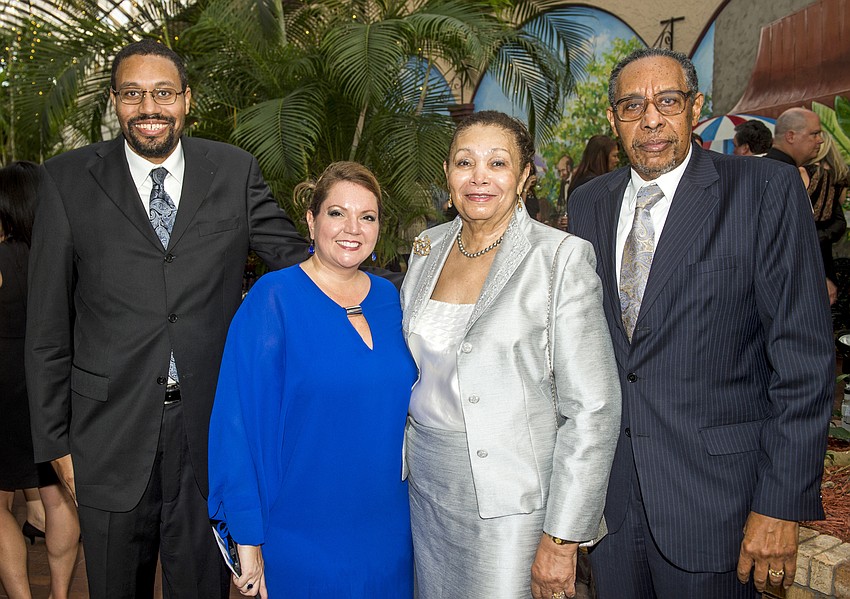 Joseph Wharton, Veronica Miller, Dr. Lou Bertha and Dr. Richard Wharton