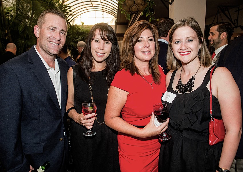 Adam and Christina Phillips, Melissa Prosser and Amy Phillips