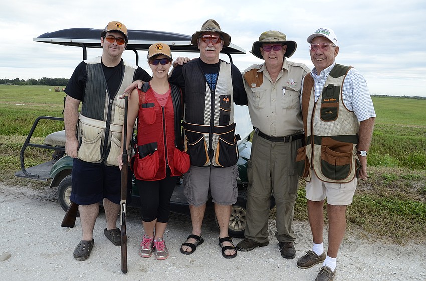 Jordan, Emma, Jamie and Jack Blanton, and Russ Miles