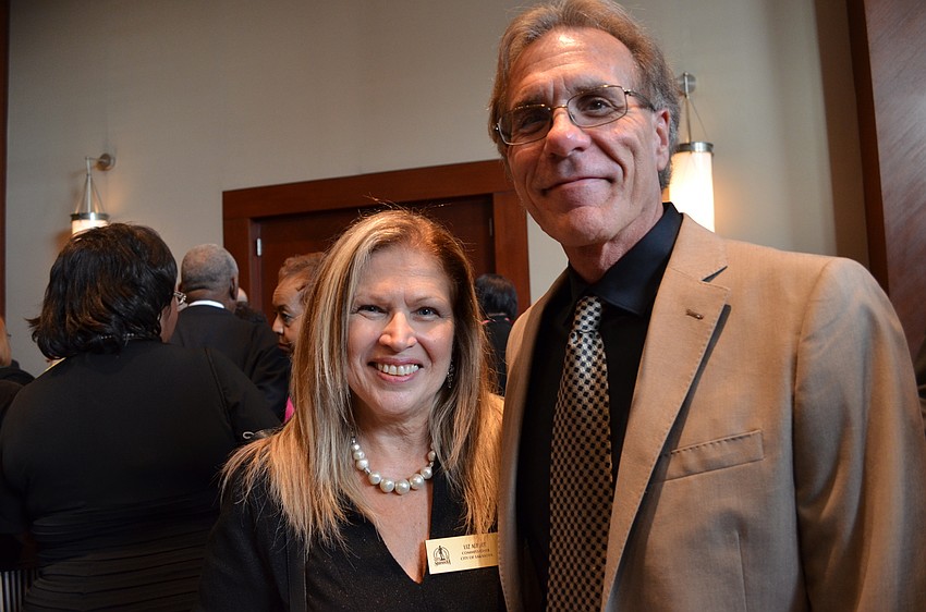 Sarasota City Commissioner Liz Alpert and Jim Barber
