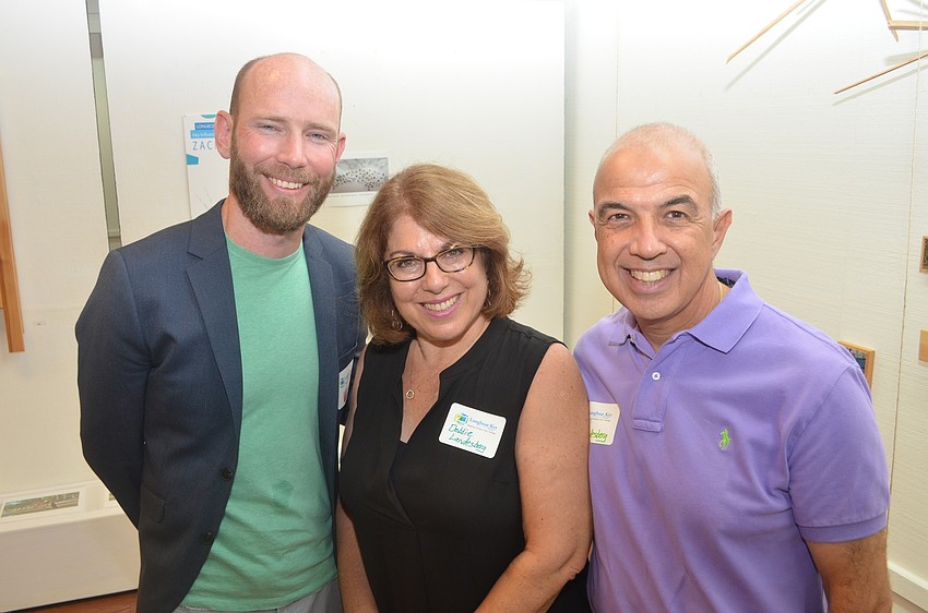 Zachary Gilliland and Debbie and Saul Landesberg