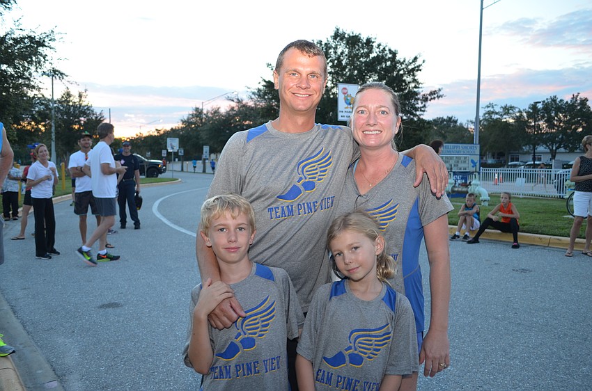 Joe and Sam Kuipers with their son Vander and daughter Zinnia.