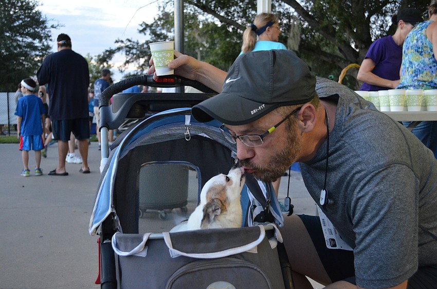 Kreg Stearns shows love for his friend Saki.