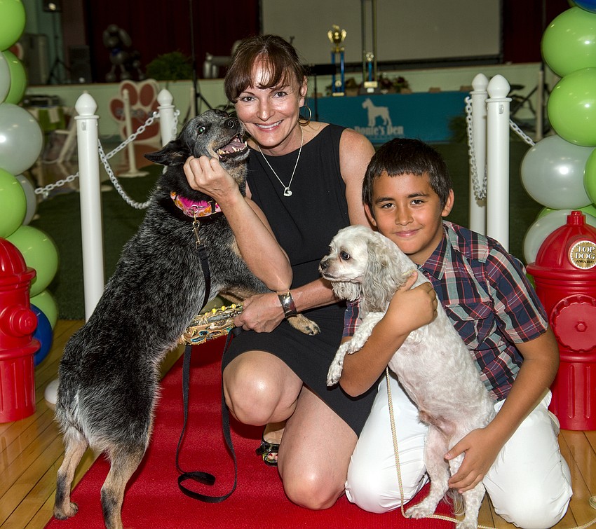 Anne Chauvet with Rowan, Devin Chauvet with Oliver Sachs