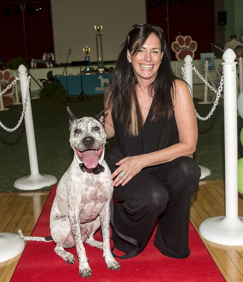 Kimberley Marlow with Tracker