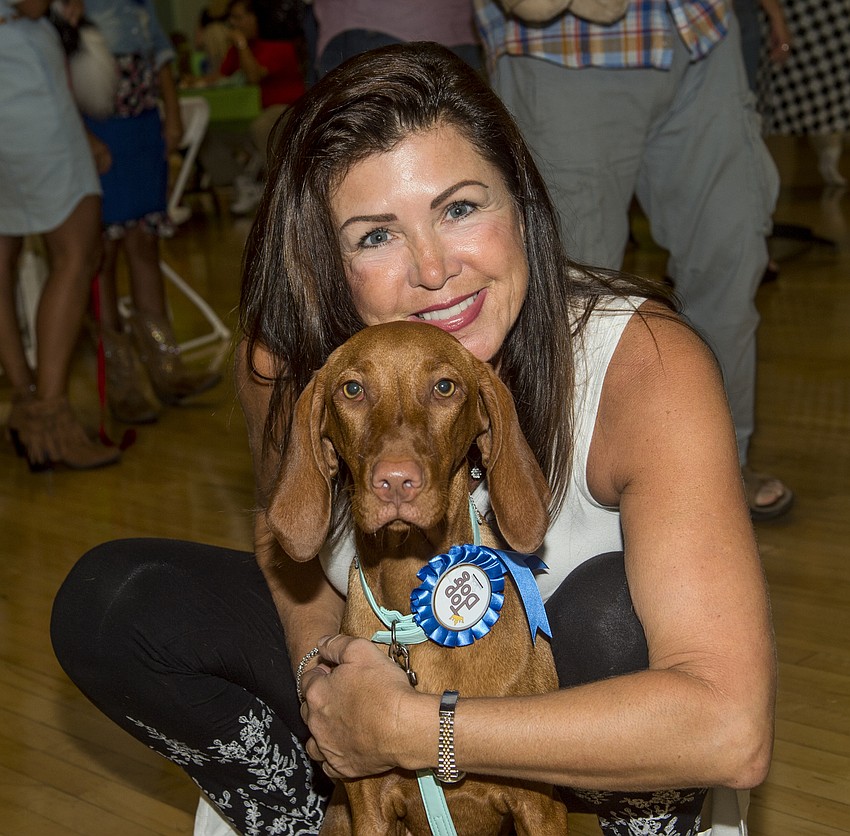 Kathy Lindaman with Mila