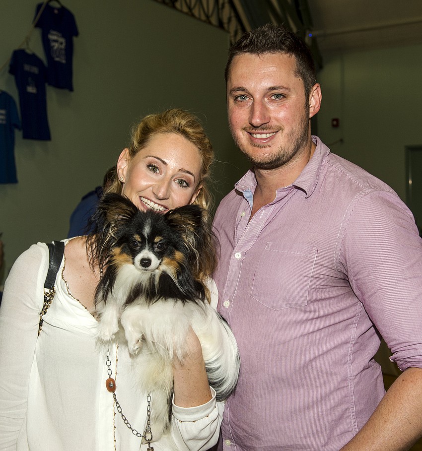 Nicci Phillips and Michael Nemecek with Leo