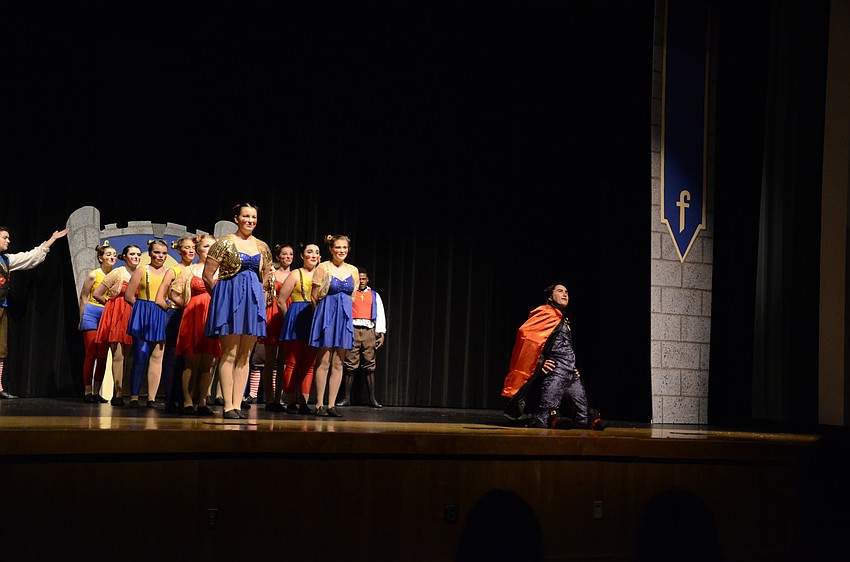 Ty Dearing plays Lord Farquuad during What's Up, Duloc?