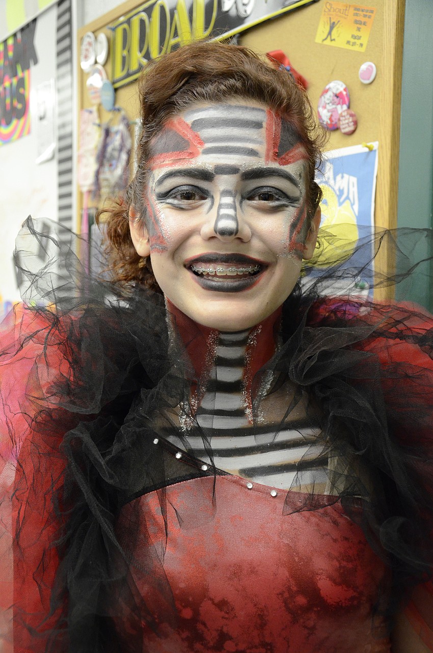 Jessica Gulbrandsen plays the Dragon.