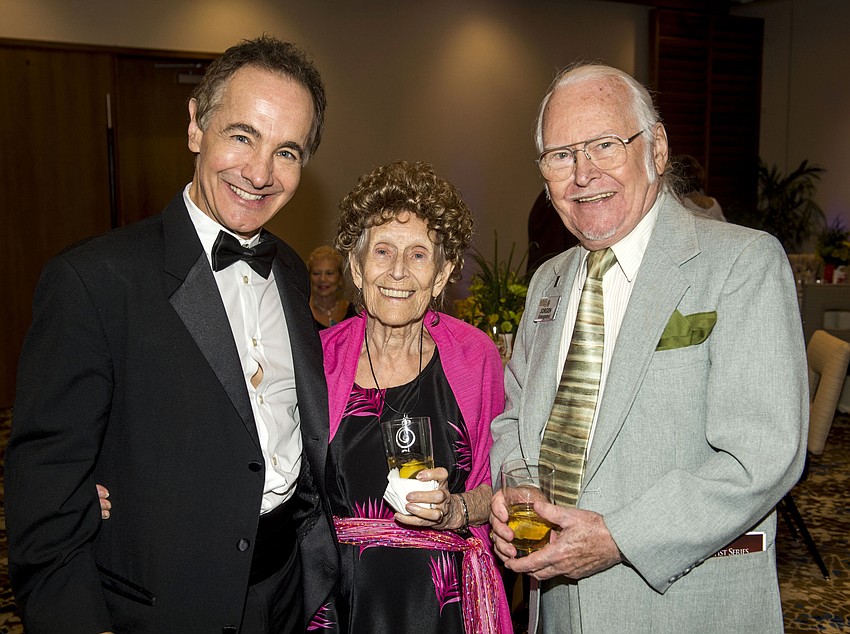 Jason Graae with Gudrun and Jorgen Graugaard