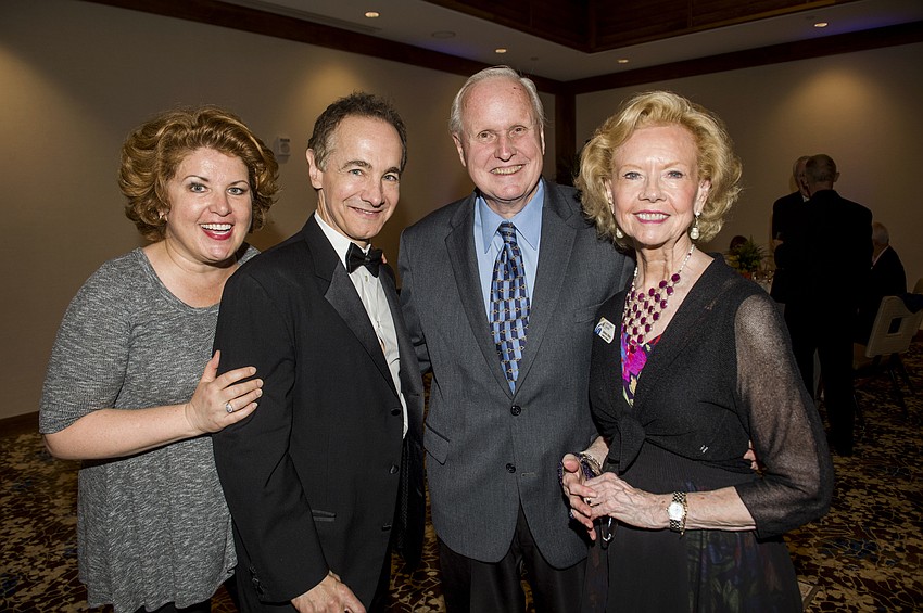 Klea Blackhurst, Jason Graae, Bob Cutler and Barbara Staton