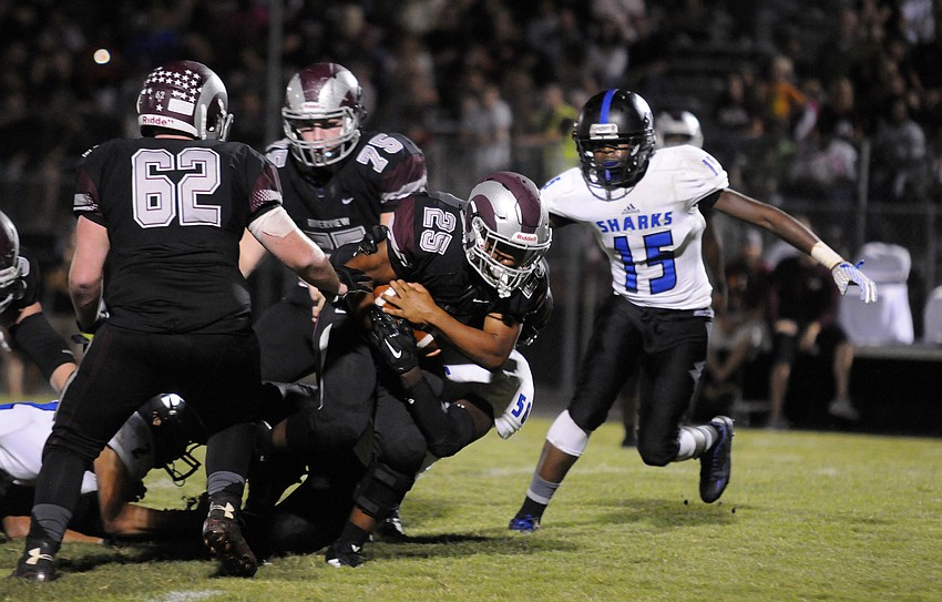 Running back Ali Boyce scored on a 7-yard carry late in the second quarter.