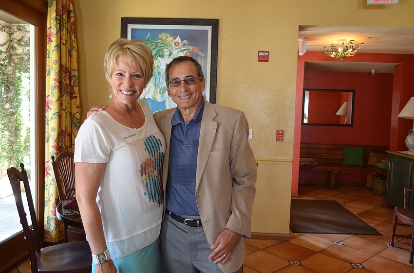 Board member Kim Lawrence and Voice President Howard Veit