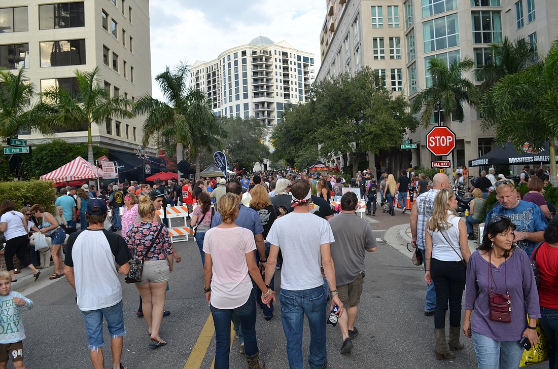 Earlier this year, crowds filled Main Street and other nearby streets for Thunder by the Bay. The event has been held downtown for nearly two decades â€” despite objections from some residents and merchants.