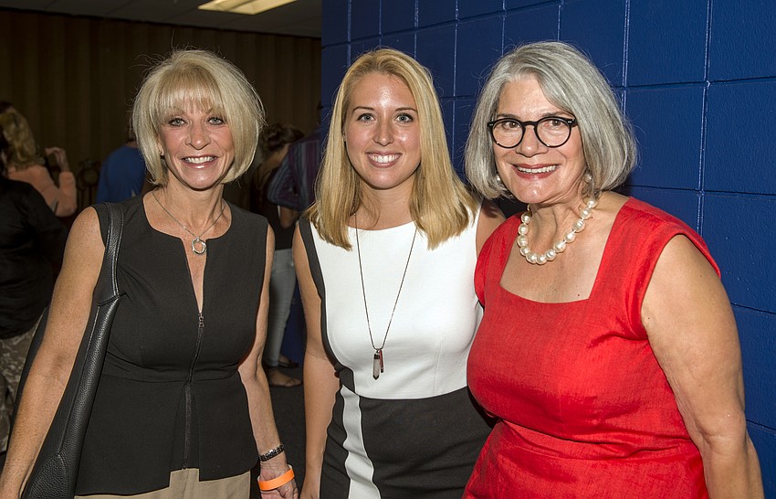 Debbie Haspel with Kate Irby and Kristine Nickel.