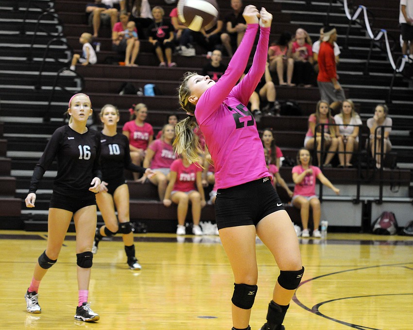 Riverview libero Sam Norden tallied 12 digs and 11 perfect passes.