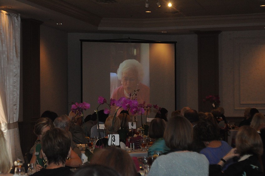 Barbara Bush recorded a short video for the Literacy Council.