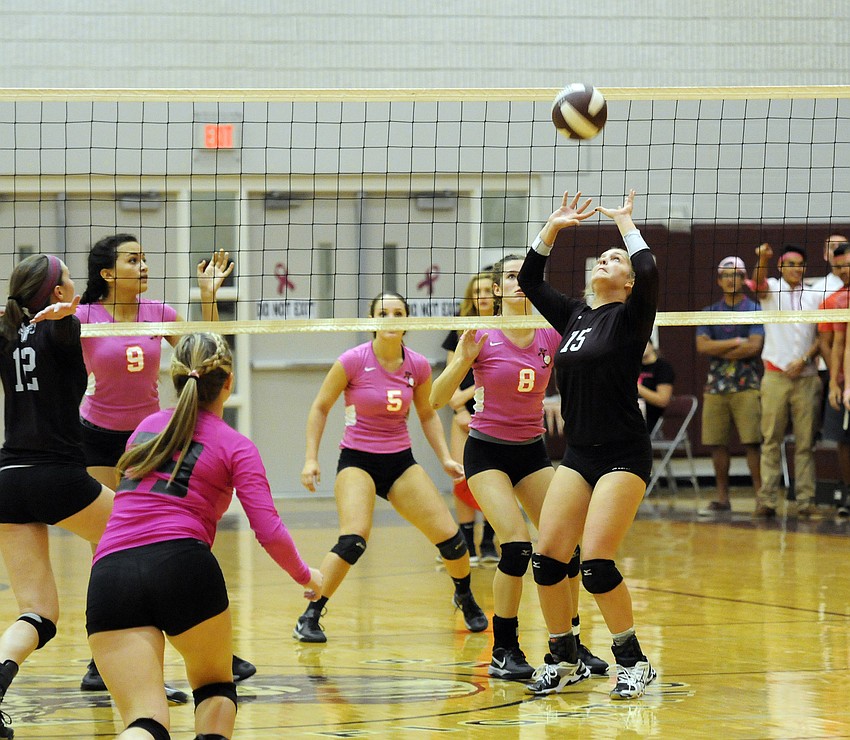 Setter Kayla Walker dished out 45 assists to go along with seven kills and two aces.