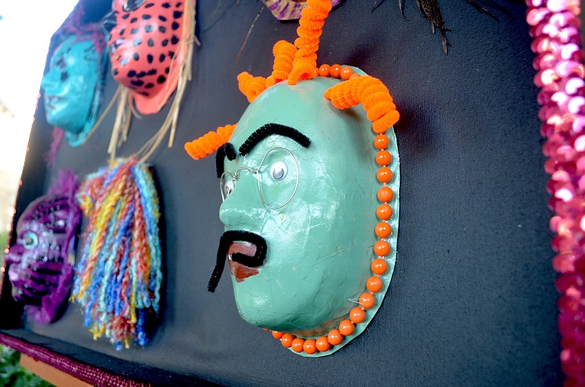 Community Haven residents decorated crafts, which were available for purchase at the event.