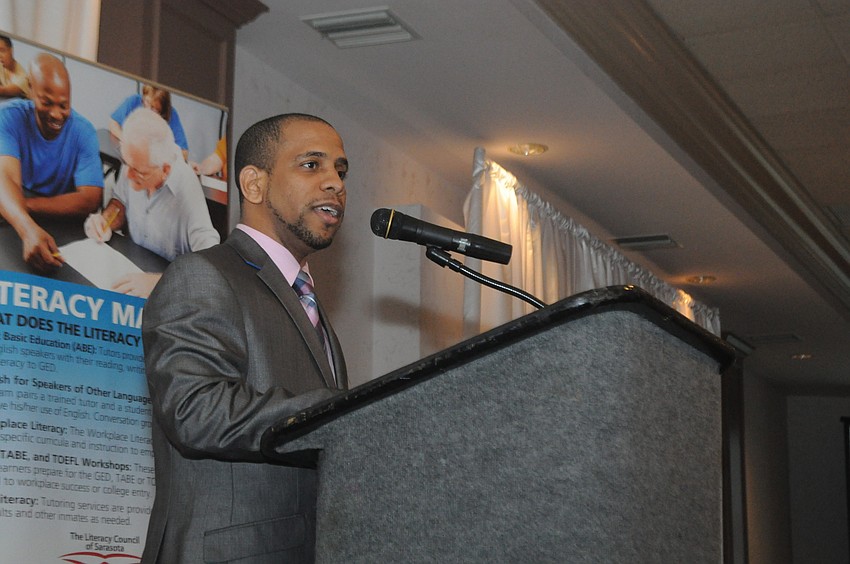 Denis Rodriguez said the Literacy Council was helping him to achieve the American dream.