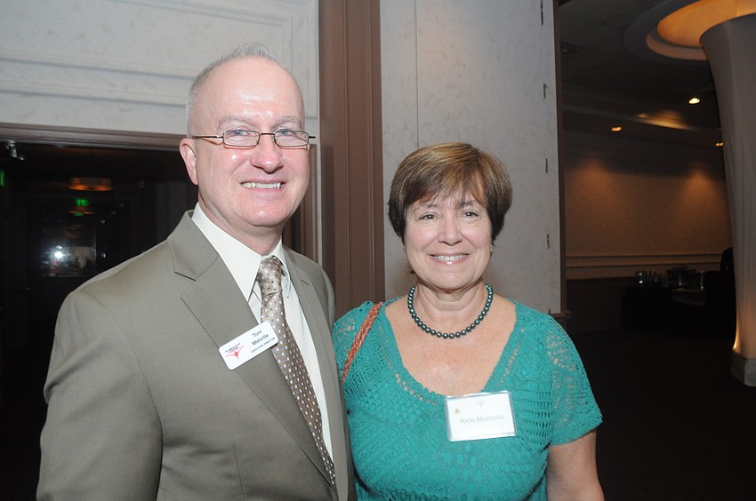 Executive director Tom Melville and Ricki Mazzulo