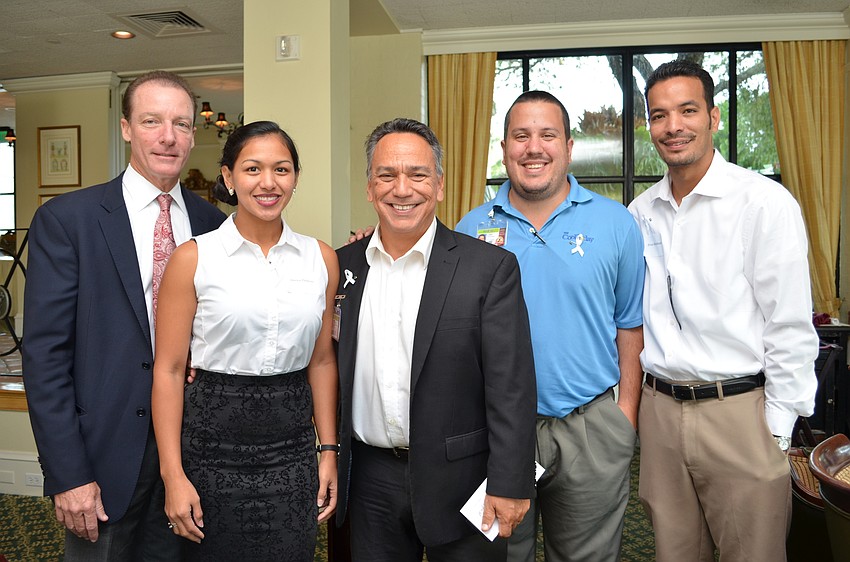 Rob Brown, Sheena Palacios, Jaime DiDomenico, Anthonty DiDomenico and Brian Manibusan.