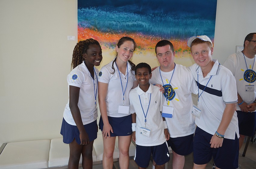 Players Jennifer Ibeto, Dana Kamyshev, Oshri Ayallew, Elad Gevandschnaider and Yoav Nir