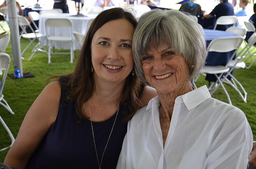 Nicole Birmingham, a Country Club resident, with Cathy Hancock, her mother-in-law from Tampa