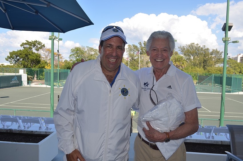 Yoni Yair, Israeli development director of operations in Florida, and Sam Sporn