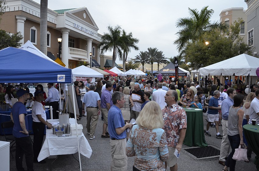 Visitors and vendors filled Lakewood Ranch Main Street during its 10th anniversary block party Friday.