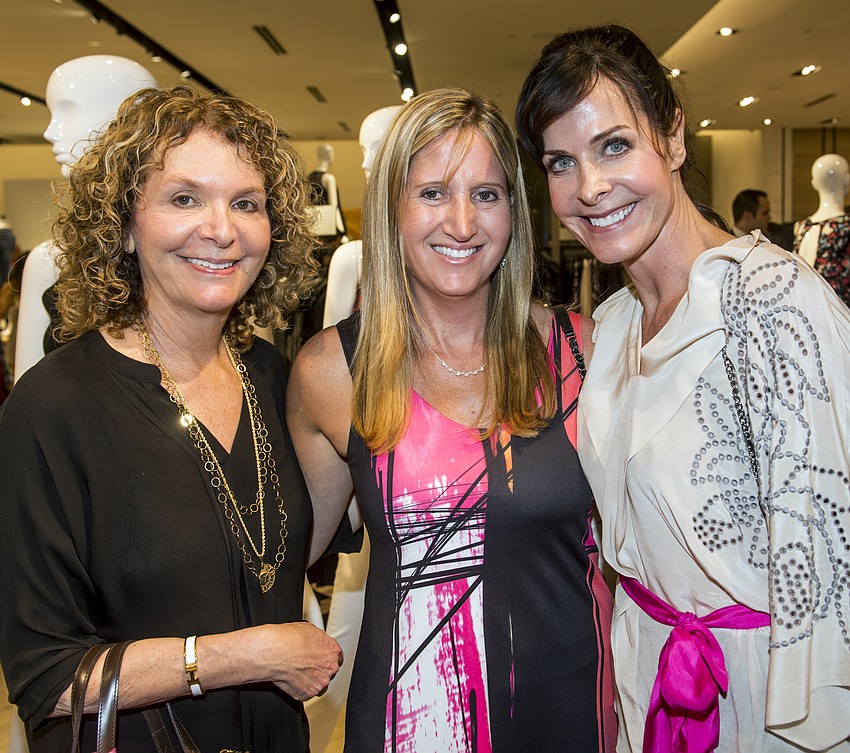 Ilene Fox, Linda Hoffberger and Claudia Moricz