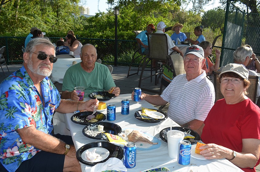 Rich Sederquest, Francis DeMarino and Paul and Pat Wilson