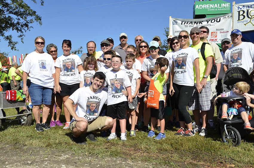 The Jared Rocks team walked for Jared Stancil, a nine-year-old Bradenton resident.