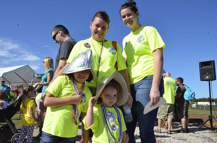 Mariah and Libby Liter came to walk with their grandma Dana and Breanne Cairnie of Parrish.
