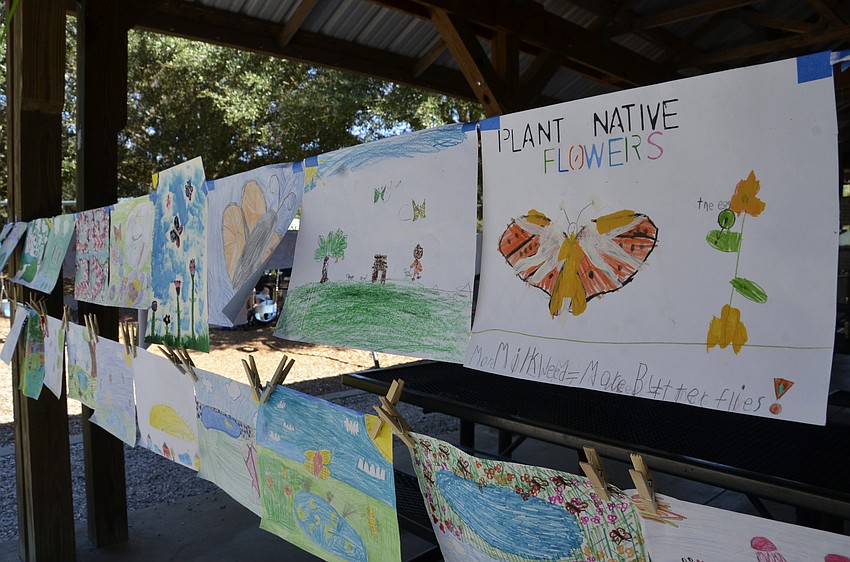 Pinnacle Academy and Gilbert W. McNeal Elementary School submitted drawings for the dedication.